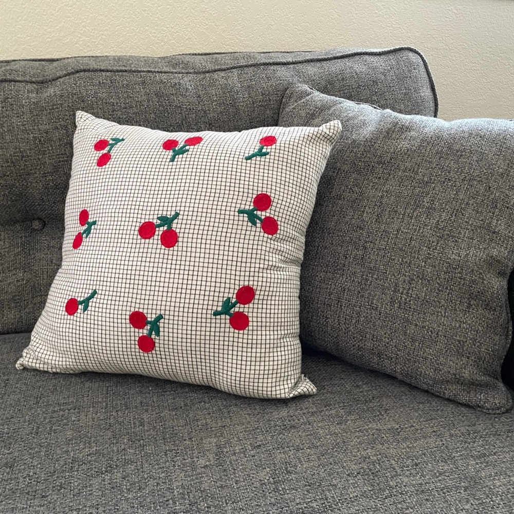 Cherry Throw Pillow